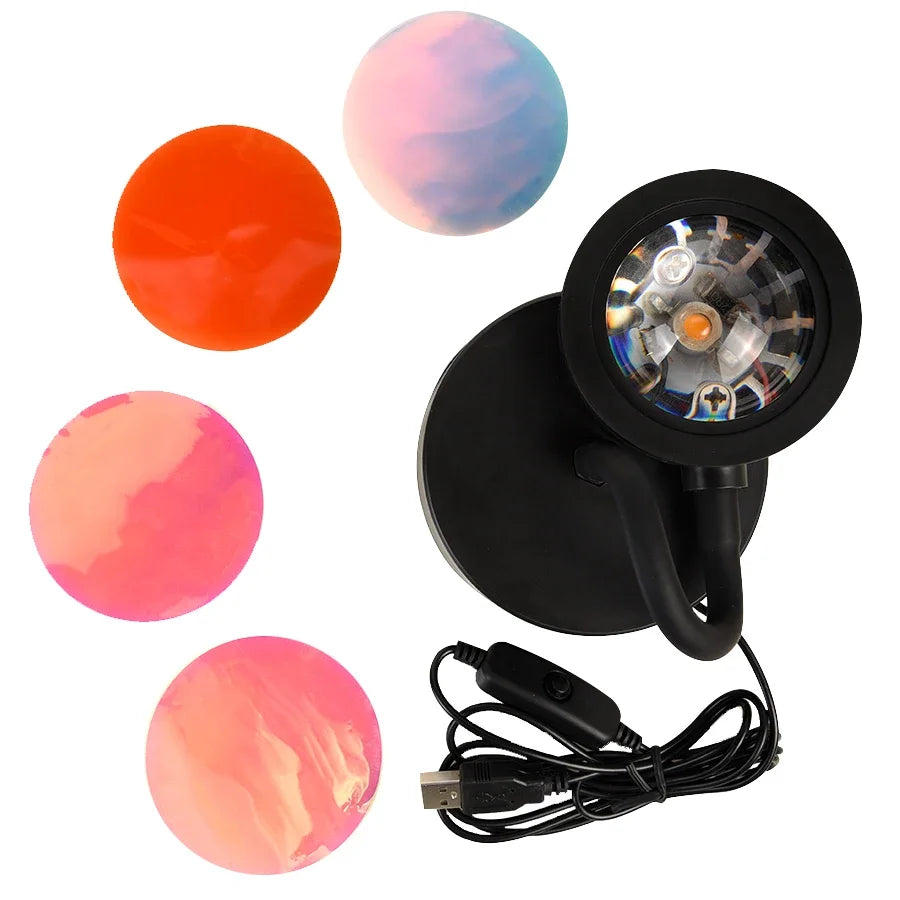 Sunset Projection LED Lamp