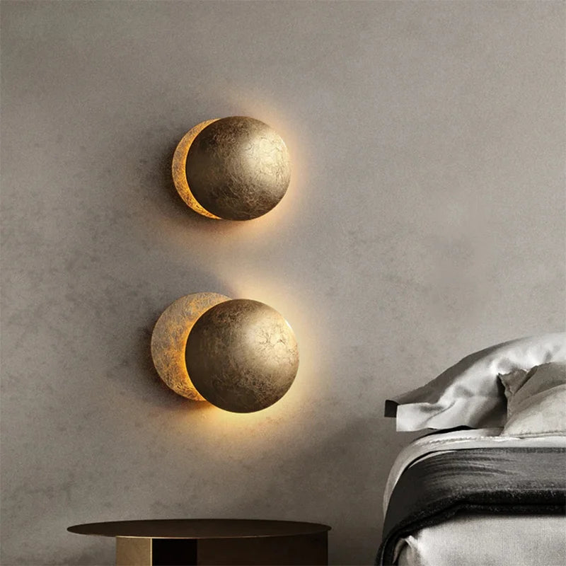 Moon Phase Wall Lamp