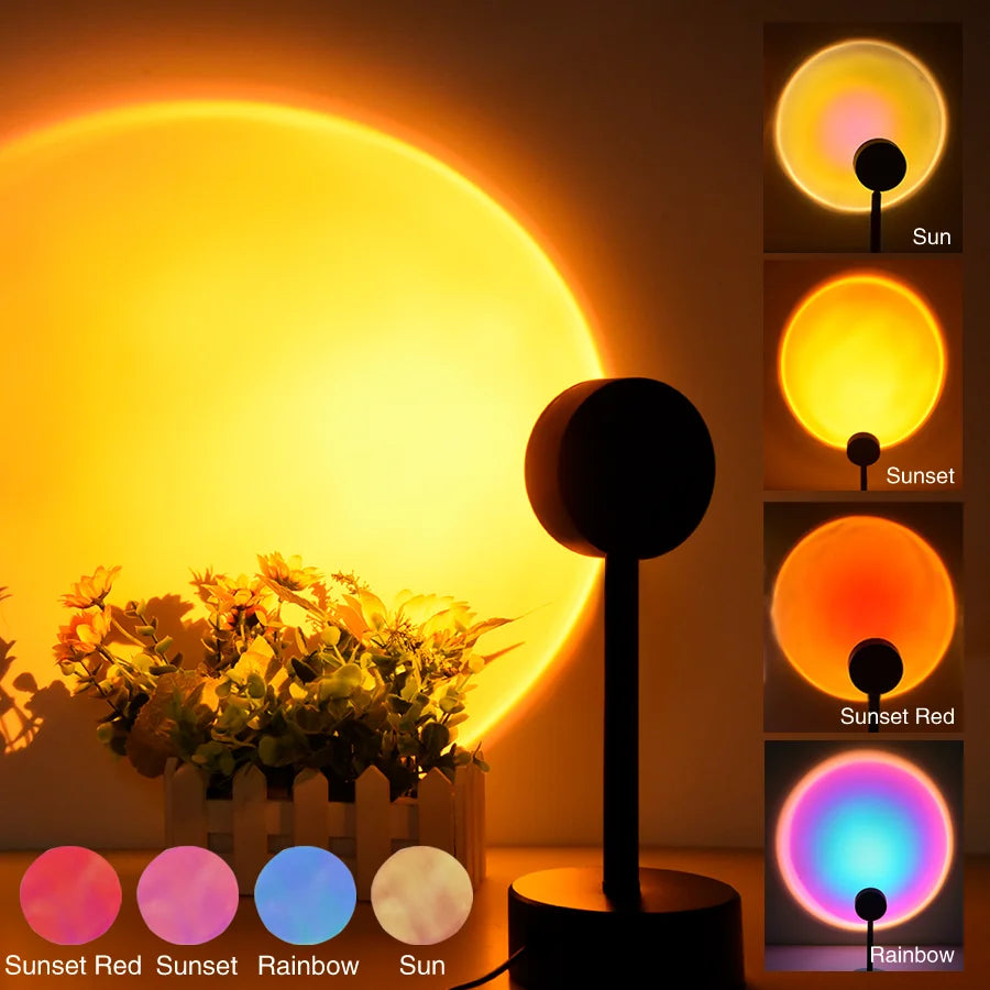 Sunset Projection LED Lamp