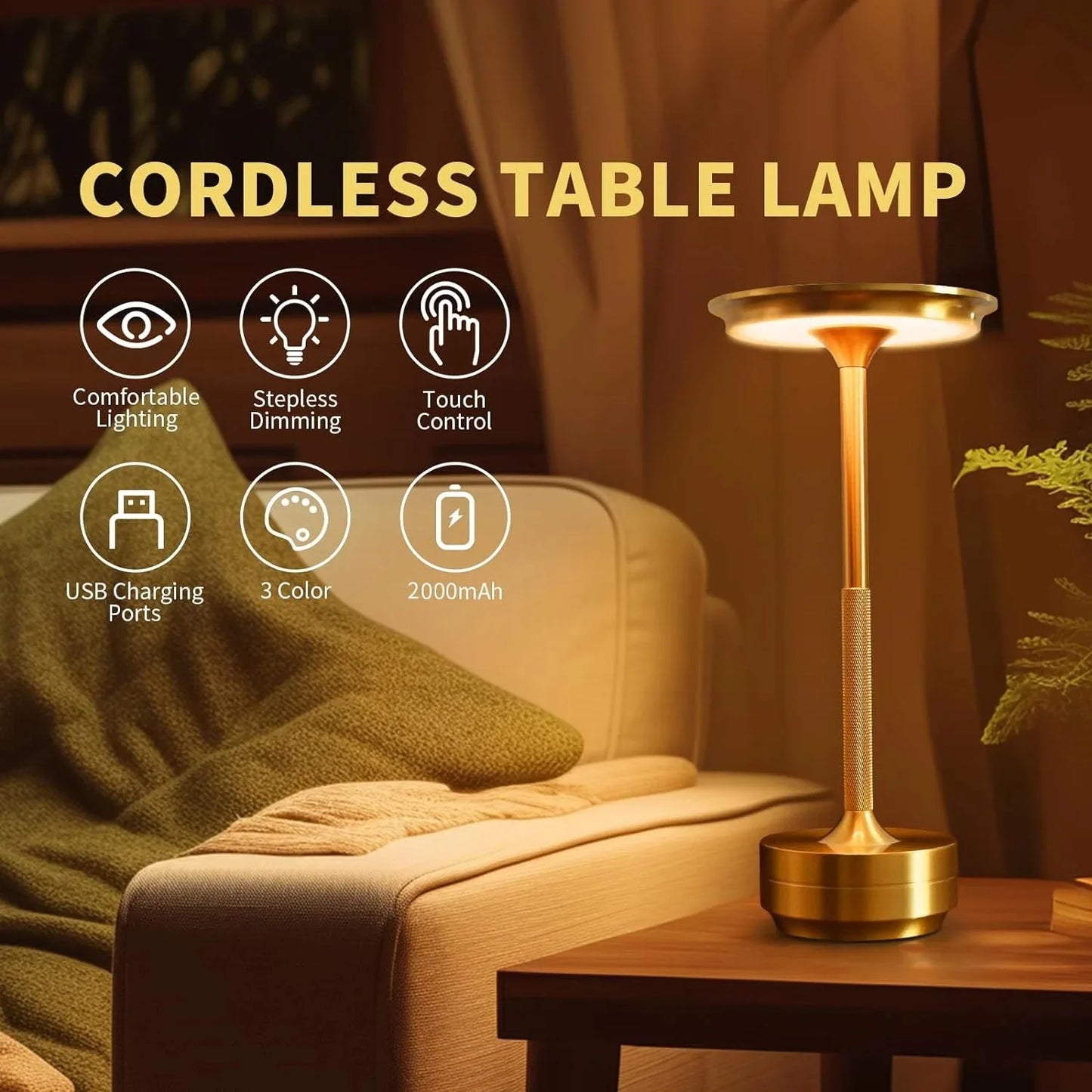 Wireless Charging LED Desk Lamp