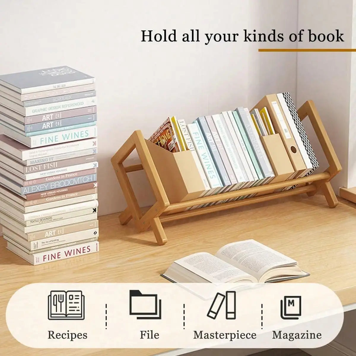 Desktop Multi-Shelf Bookcase